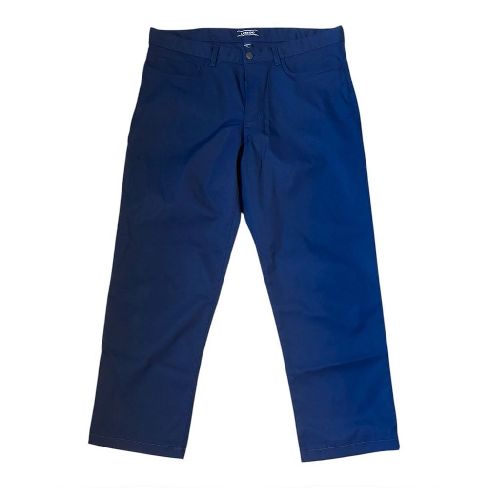 Lands’ End Traditional Fit Chino Pants Navy Blue Men’s 36